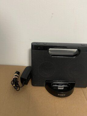 Sony Personal Audio Docking System RDP-M5iP iPod iPhone Tested Black Speaker
